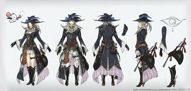 ff14最终幻想1440版本af职业套来自最终幻想14秘银之眼杂志社微博