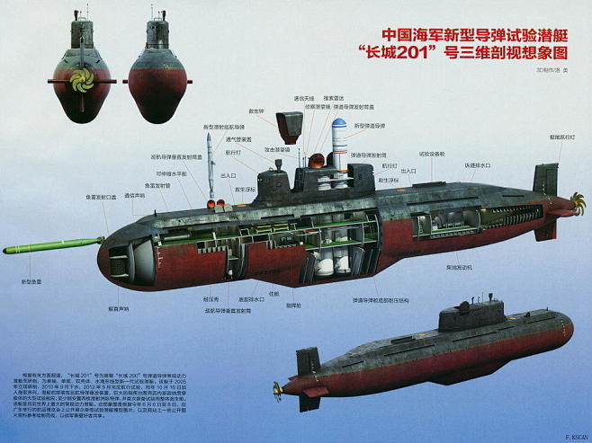 组图官方绘制中国最大常规潜艇武器布局新闻腾讯网