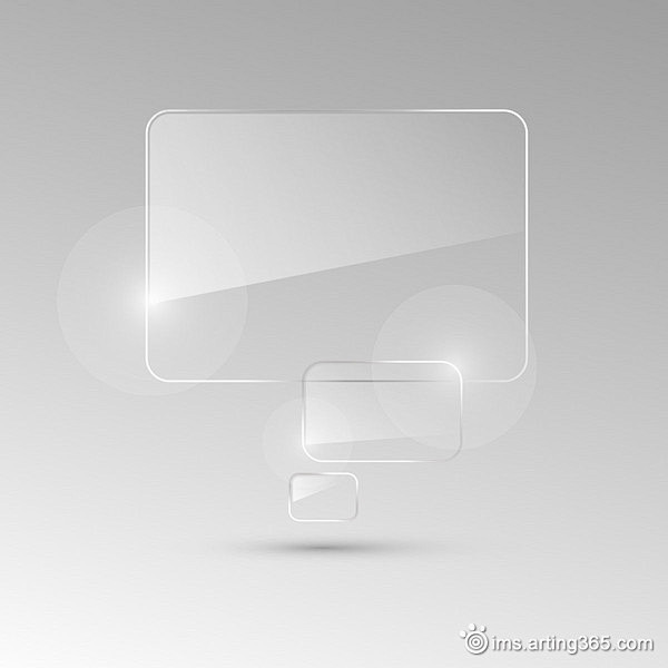 透明质感玻璃对话框采集大赛