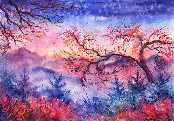 图-花瓣网|陪你做生活的设计师 水彩画作品