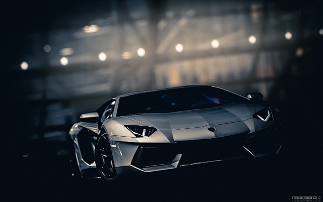 汽车兰博基尼种族的aventador的2560x1600壁纸