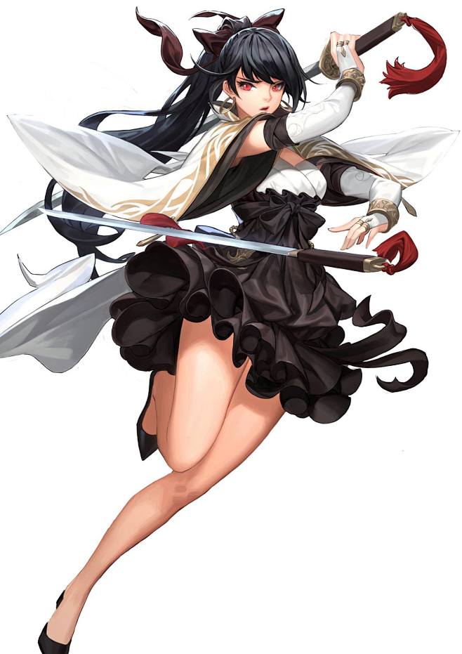 日韩风 游戏原画