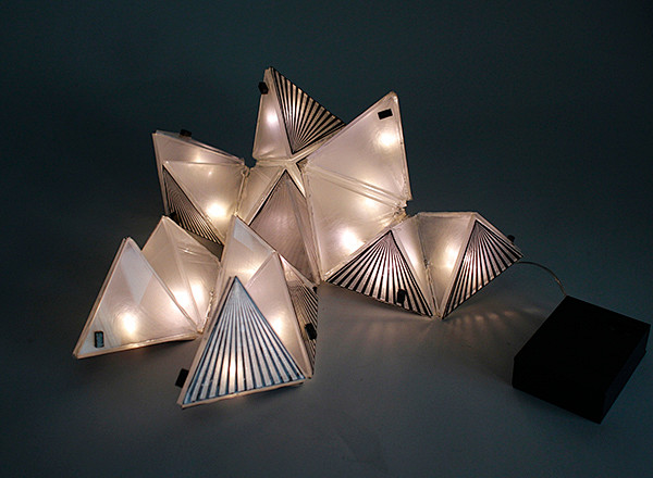 折纸灯具origamilight创意设计