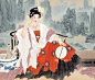国画古代男女百度图片搜索