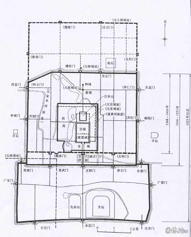 元大都明北京城