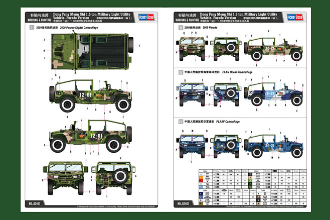 com 中国"猛士"1.5吨军用轻型多用途车-阅兵版 hobbyboss.com