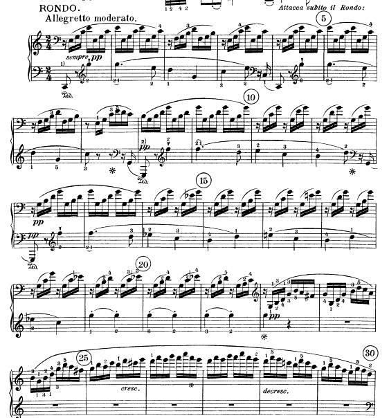 黎明贝多芬奏鸣曲第21首op53第三乐章原版带指法淘宝网