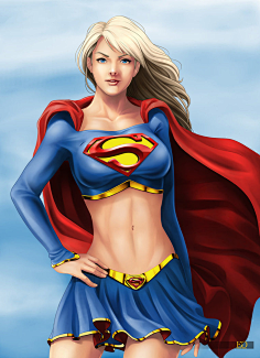 supergirl (dc comics) drawn by hananon 2 2 一夜之静采集到女超人