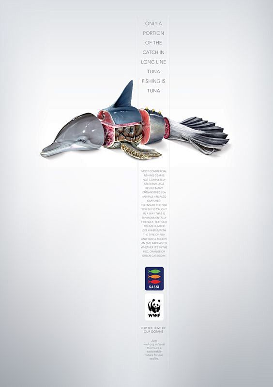 wwf公益海报设计一组