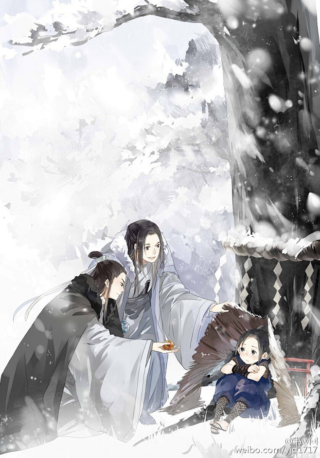 古风手绘插画琅琊榜苏哥哥和鸽主捡回一只小肥牛