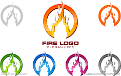 火焰logo素材