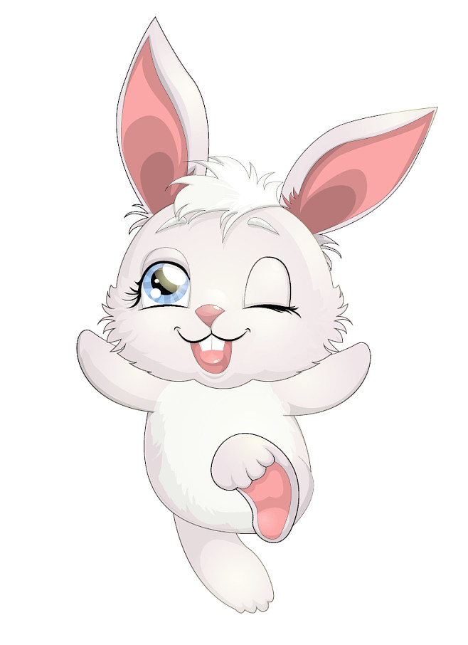 可爱卡通小兔子简笔画