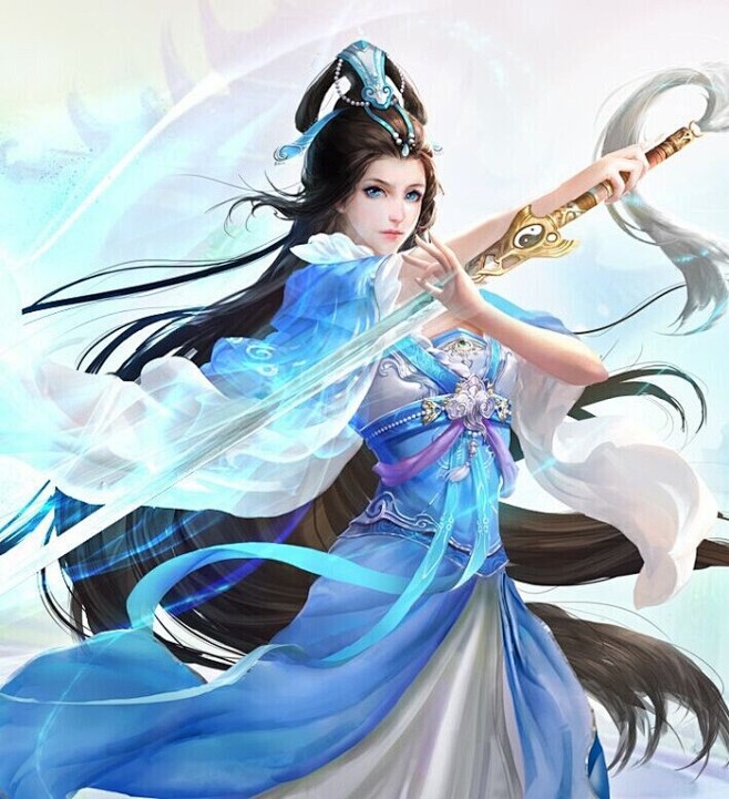 《游戏原画人物/玄幻女》