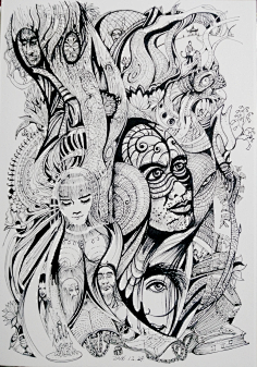 黑白画