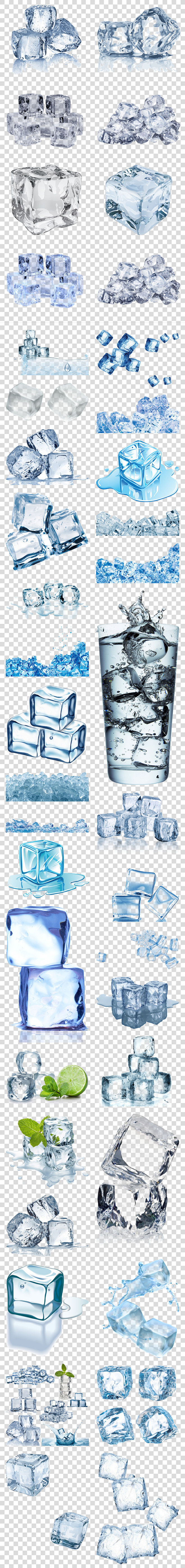 冰块水纹清凉一夏冰块夏季冰山设计元素图片冰冻水花四溅字体动感冰
