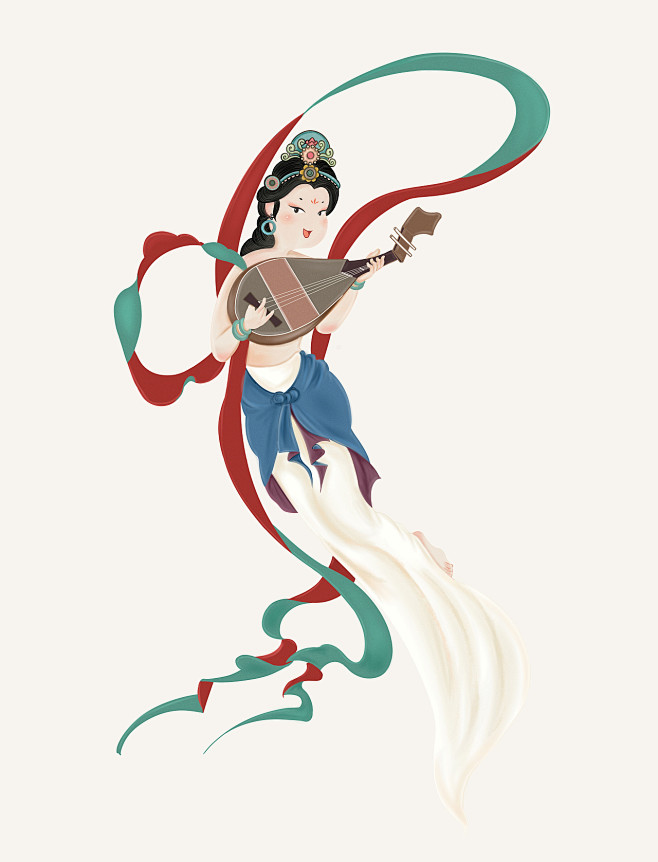 观音-花瓣网|陪你做生活的设计师 | 敦煌飞天