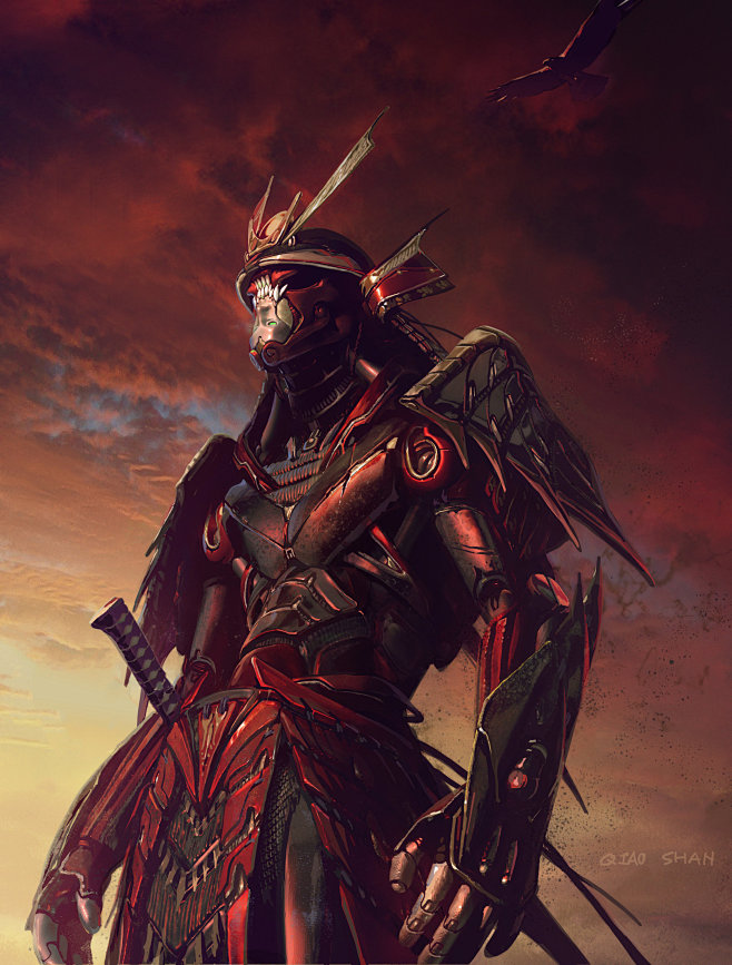 samurairendering2shanqiaoanotherrenderingpractice