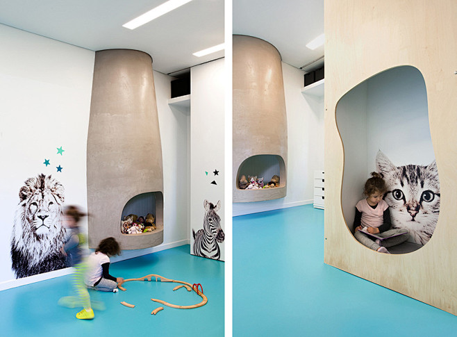 开普俊梦儿童空间设计采集到幼儿园里的动物园—国外幼儿园设计