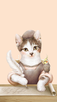 【动物～猫咪鹿手机壁纸】