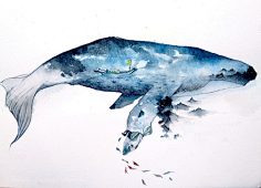 海蓝见鲸