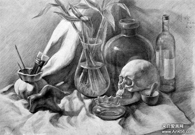 静物素描