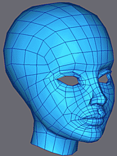 模型布线-花瓣网|陪你做生活的设计师 3d角色模型