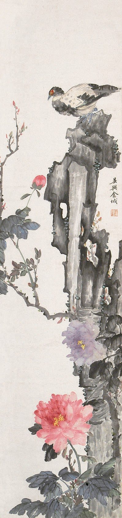 com 金城-近代画家(花鸟画清晰作品) - 劳逸斋 - 李华才-中国山水画