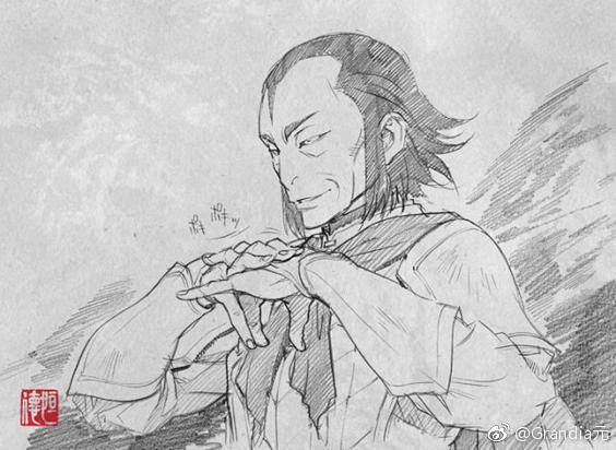 斋藤恒德的 异邦人无皇刃谭 手稿,真的太帅. 来