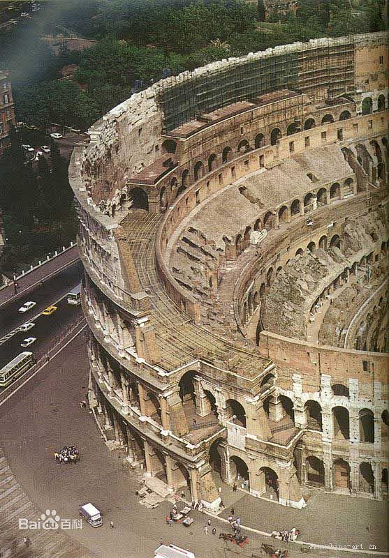 意大利古罗马竞技场罗马斗兽场(Colosseum) 是