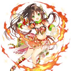 jp 【ウチ姫】ur  「朱雀姫 炎 美珠」ステータス评価まとめ : お供に