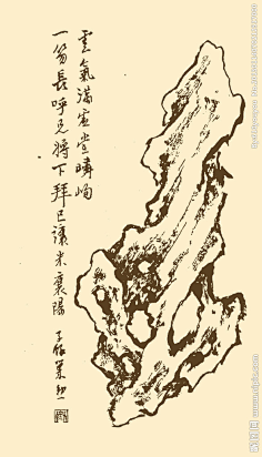 太湖石-花瓣网|陪你做生活的设计师 | 芥子园画谱 太湖石大图 点击