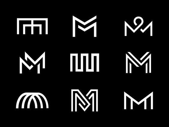 字母m的创意logo设计67676767