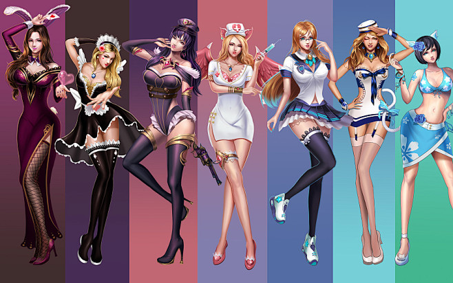 【ui】棋牌荷官-花瓣网|陪你做生活的设计师 | 美女
