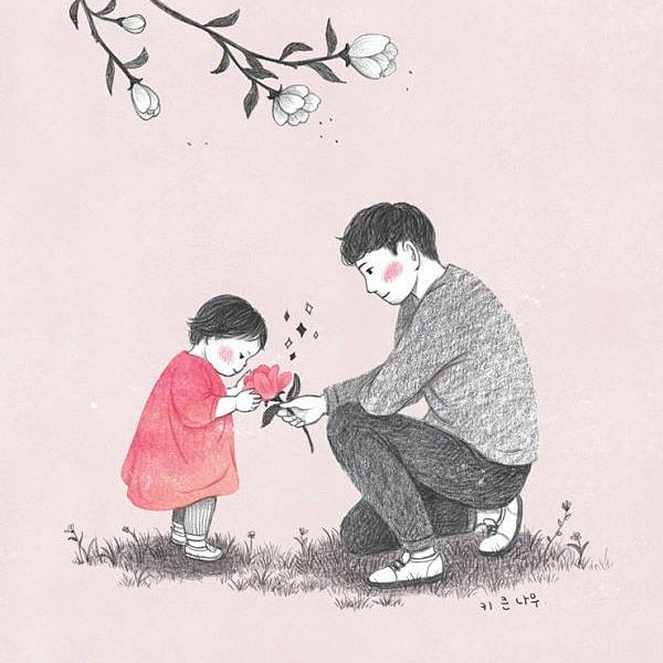 庄意-花瓣网|陪你做生活的设计师 | 唯美父女图片