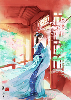 古装女-花瓣网|陪你做生活的设计师 | 狐妖少女_l2_1