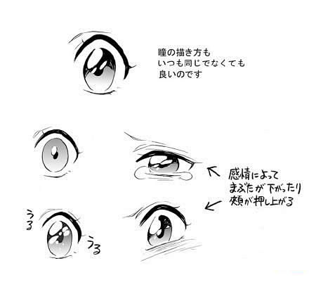 动漫绘画学习画表情的技巧漫画人物表情绘制
