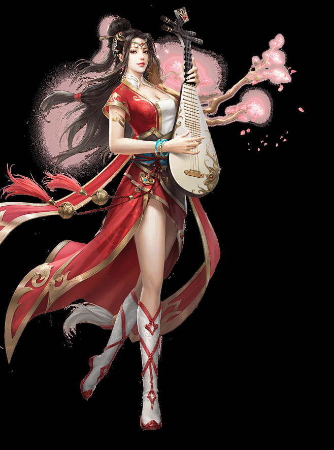 cg游戏——古风女