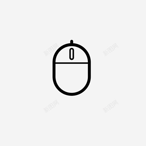 鼠标无线鼠标滚轮图标鼠标icon标识标志ui图标设计图片免费下载页面