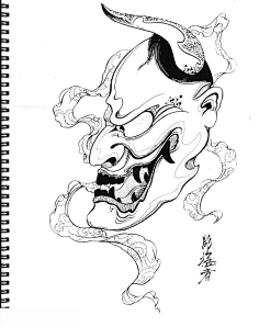 北京纹身店515刺青 般若纹身刺青图案分享下载