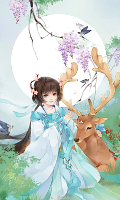 儿童急走追黄蝶