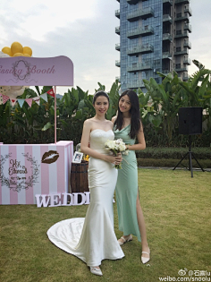 com以姐妹团的名义参加了我们外语校草的婚礼 要幸福哦@蒯仔很忙