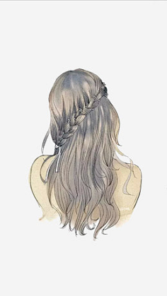 手绘背影