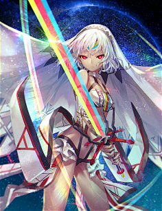 com fate/grand order 阿蒂拉 绘师:shionty(pixiv id=7427. duitang.