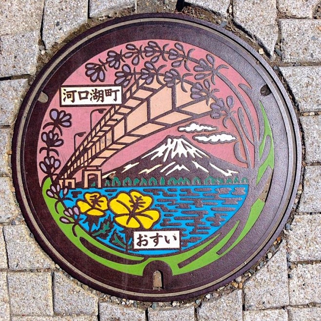 创意日本井盖艺术设计