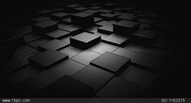 com 创意黑色方块图片 黑色纹理背景 meigong521.