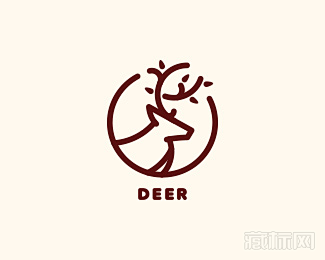 deer鹿logo设计欣赏