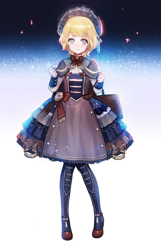 插画人物萝莉洋服洛丽塔洋装觉醒pixiv