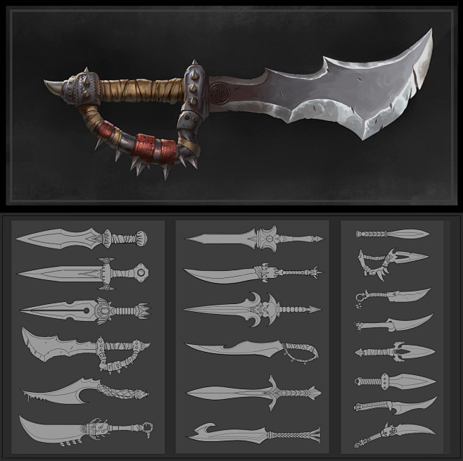 武器魔幻swordconceptssebastianwagner