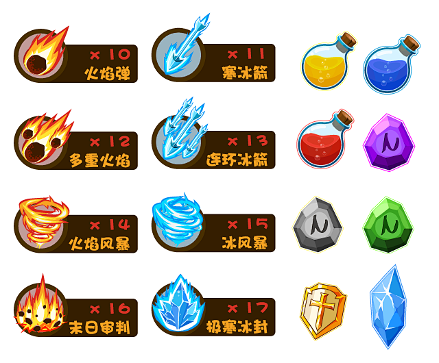 游戏技能图标