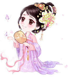 q版手绘中国风